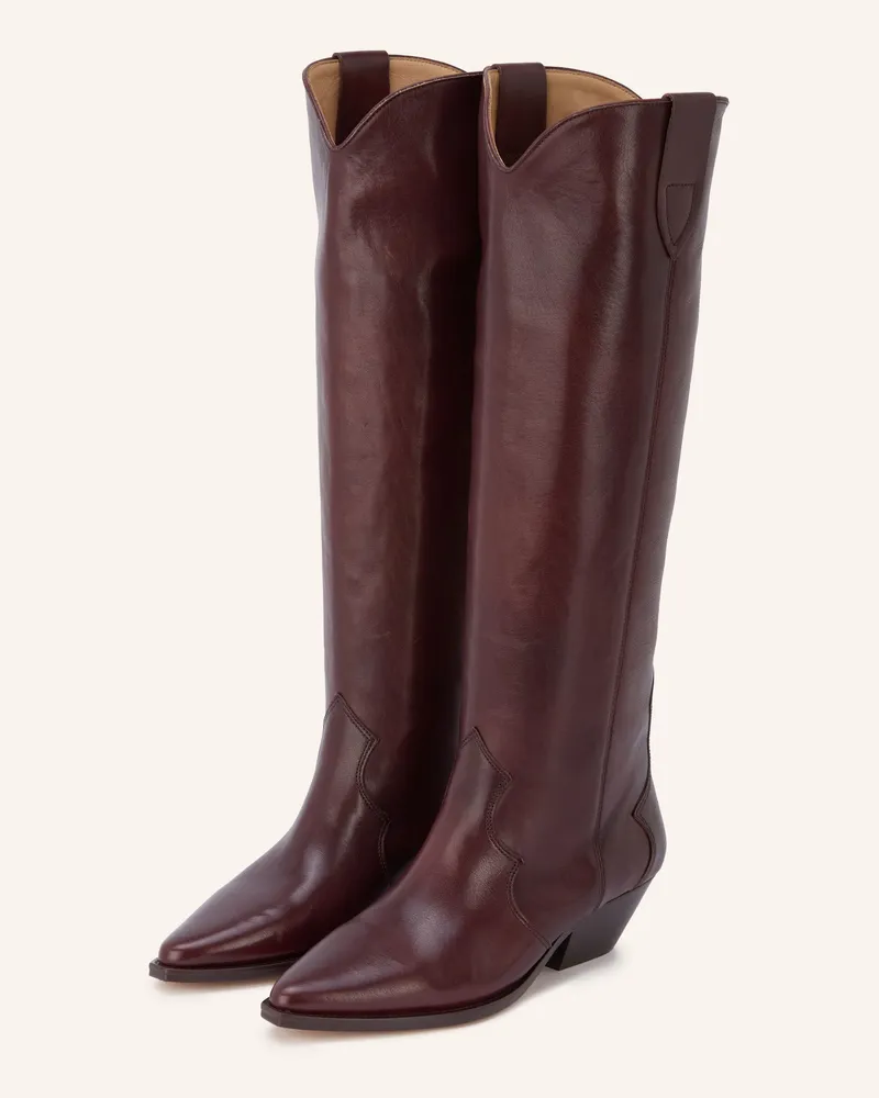 Isabel Marant Cowboy Boots Denvee braun Dunkelbraun