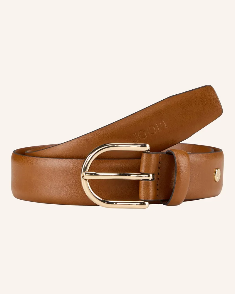 JOOP! Gürtel blau Cognac