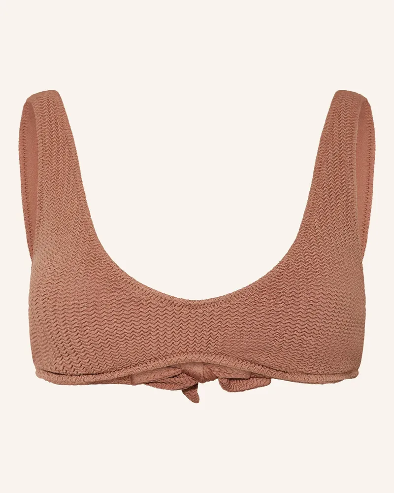 Seafolly Australia Bustier-Bikini-Top SEA DIVE Cognac