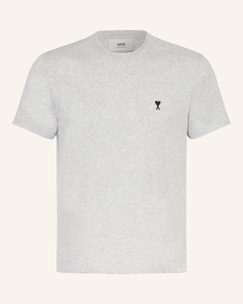 AMI Paris T-Shirt grau Hellgrau