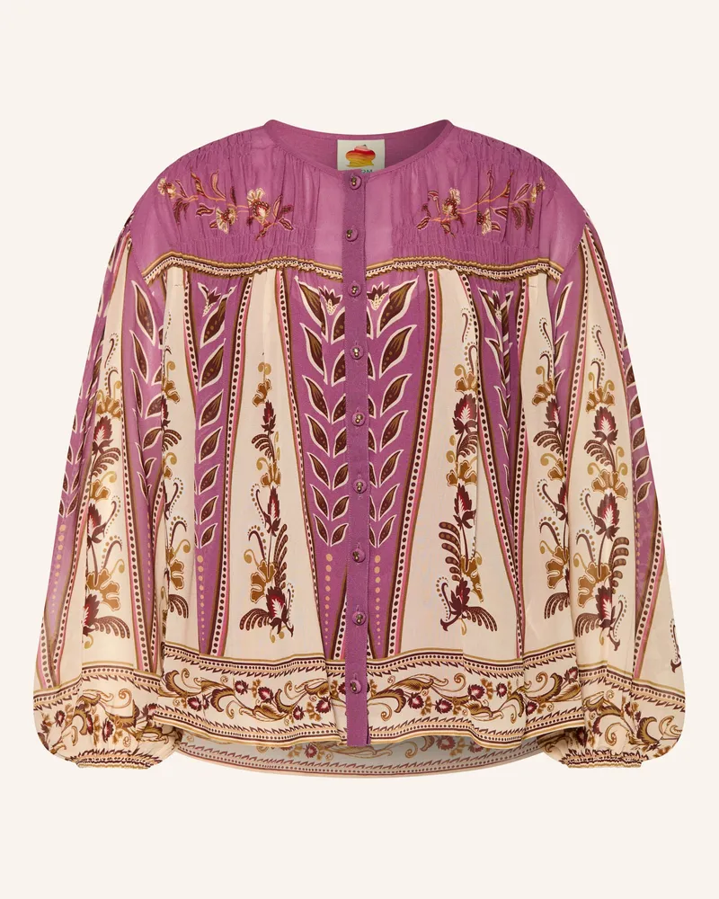 FARM Rio Blusenshirt Ainika beige Altrosa