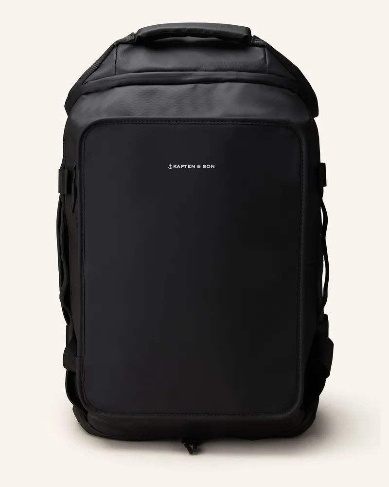 Kapten & Son Rucksack Lisbon schwarz Schwarz