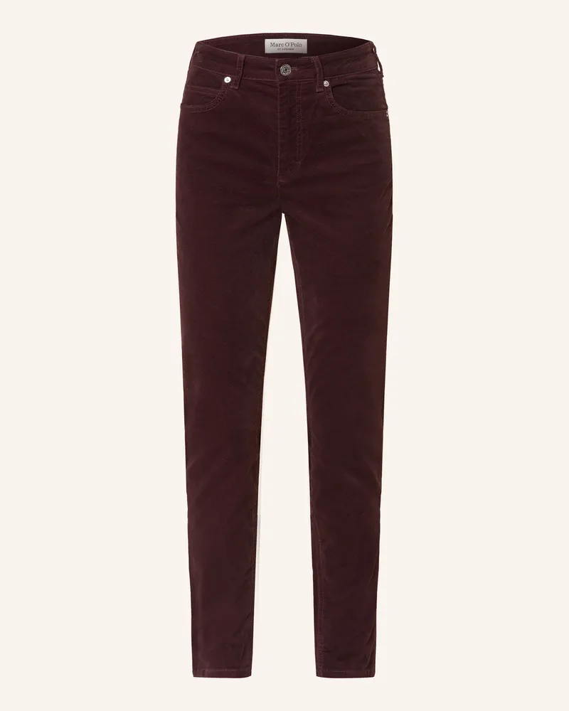 Marc O'Polo Samthose Alkea rot Dunkelrot