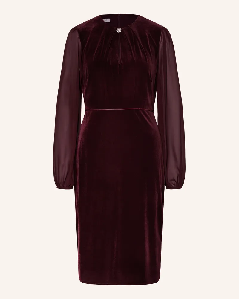 HOBBS London Etuikleid WILLOW aus Nicki Dunkelrot