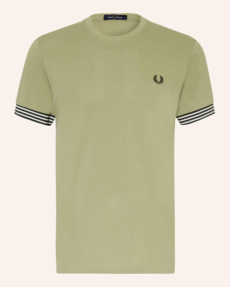 Fred Perry T-Shirt aus Piqué Oliv