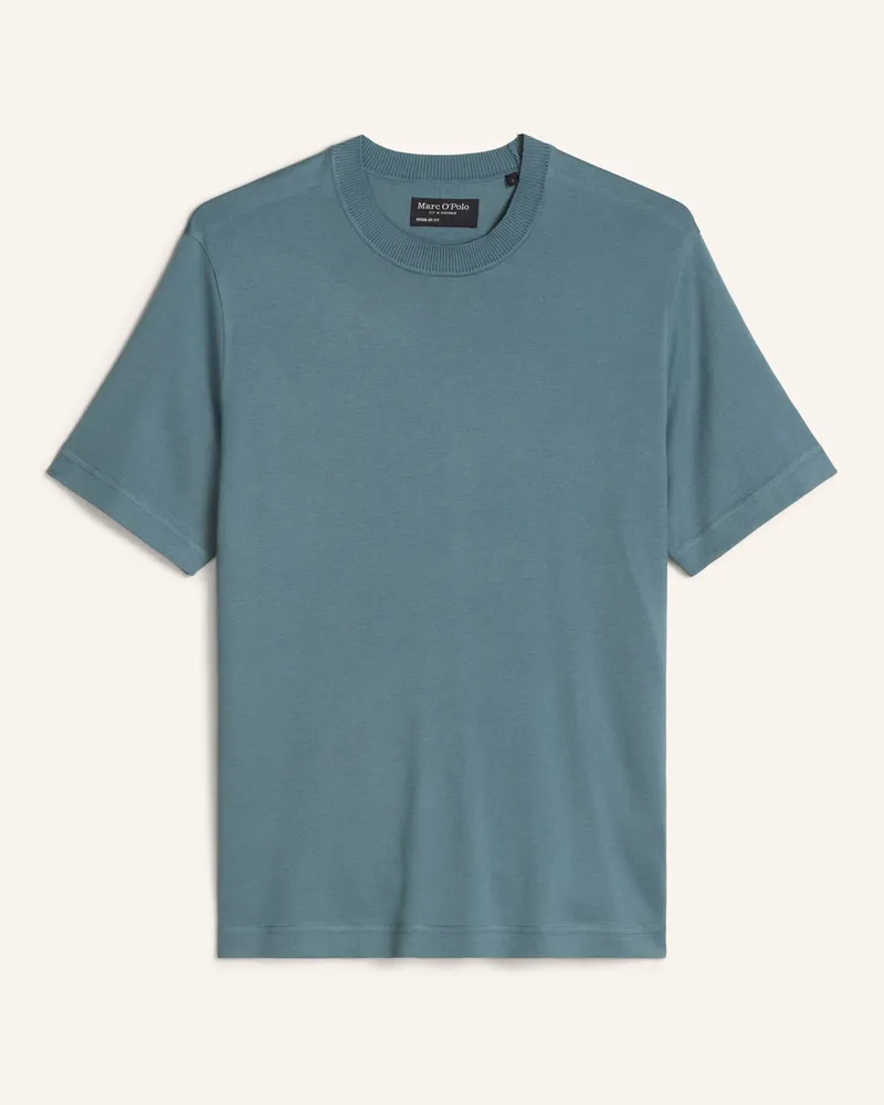 Marc O'Polo T-Shirt grau Blau