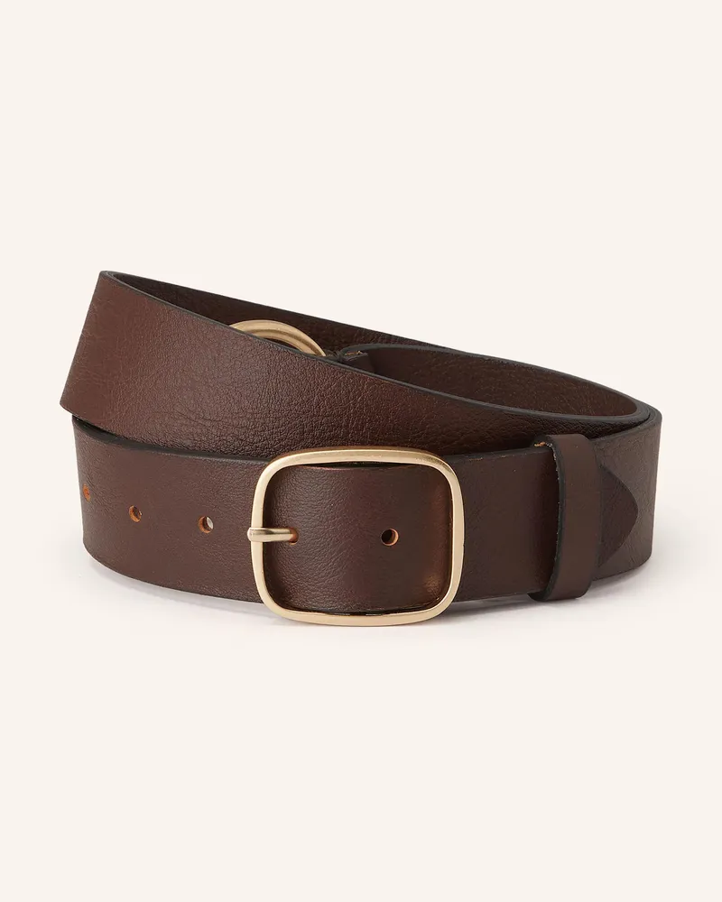 Luisa Cerano Ledergürtel braun Braun
