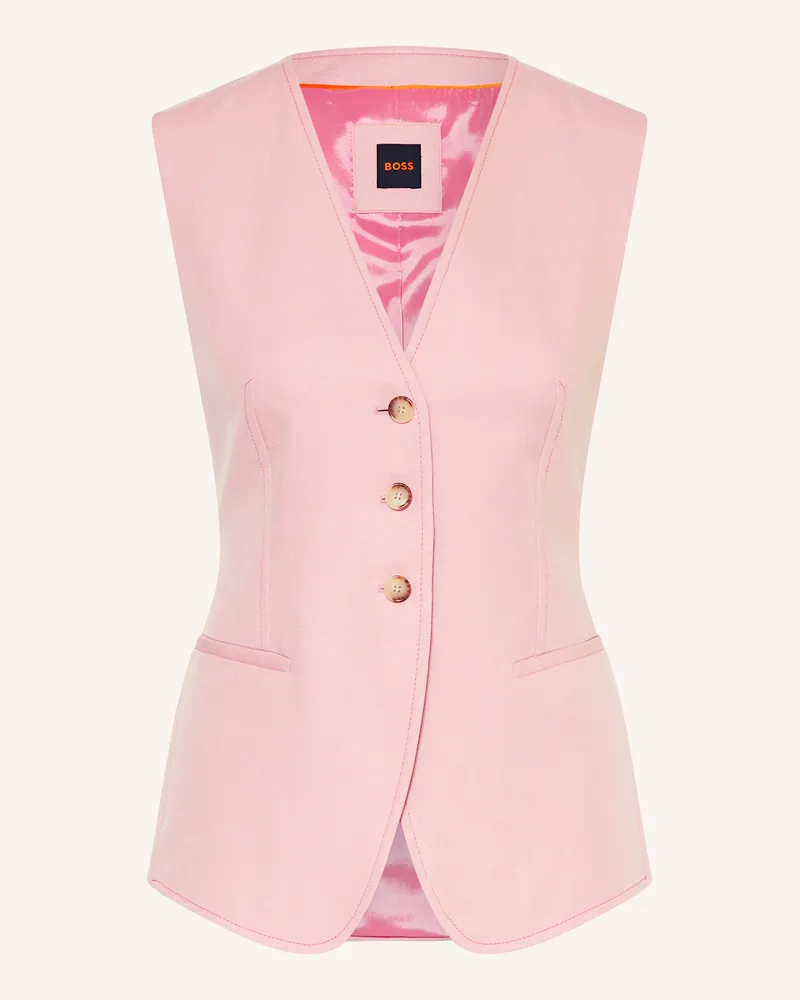HUGO BOSS Blazerweste JAVESTA Lachs