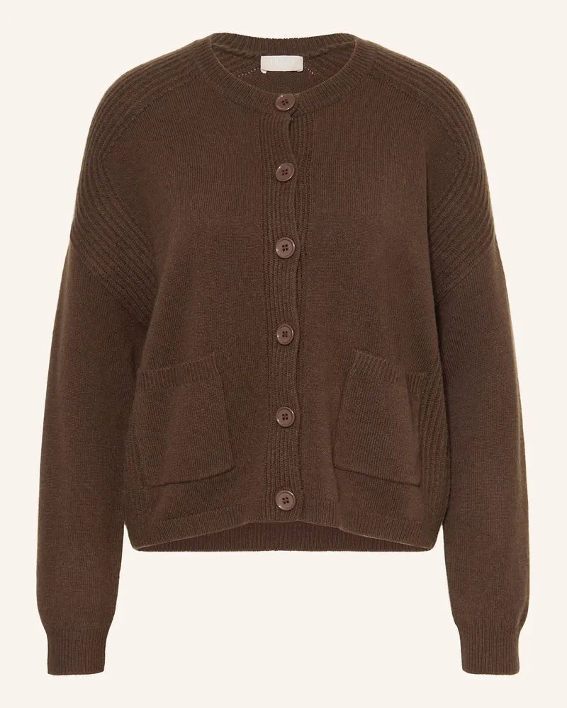 Liu Jo Strickjacke Dunkelbraun