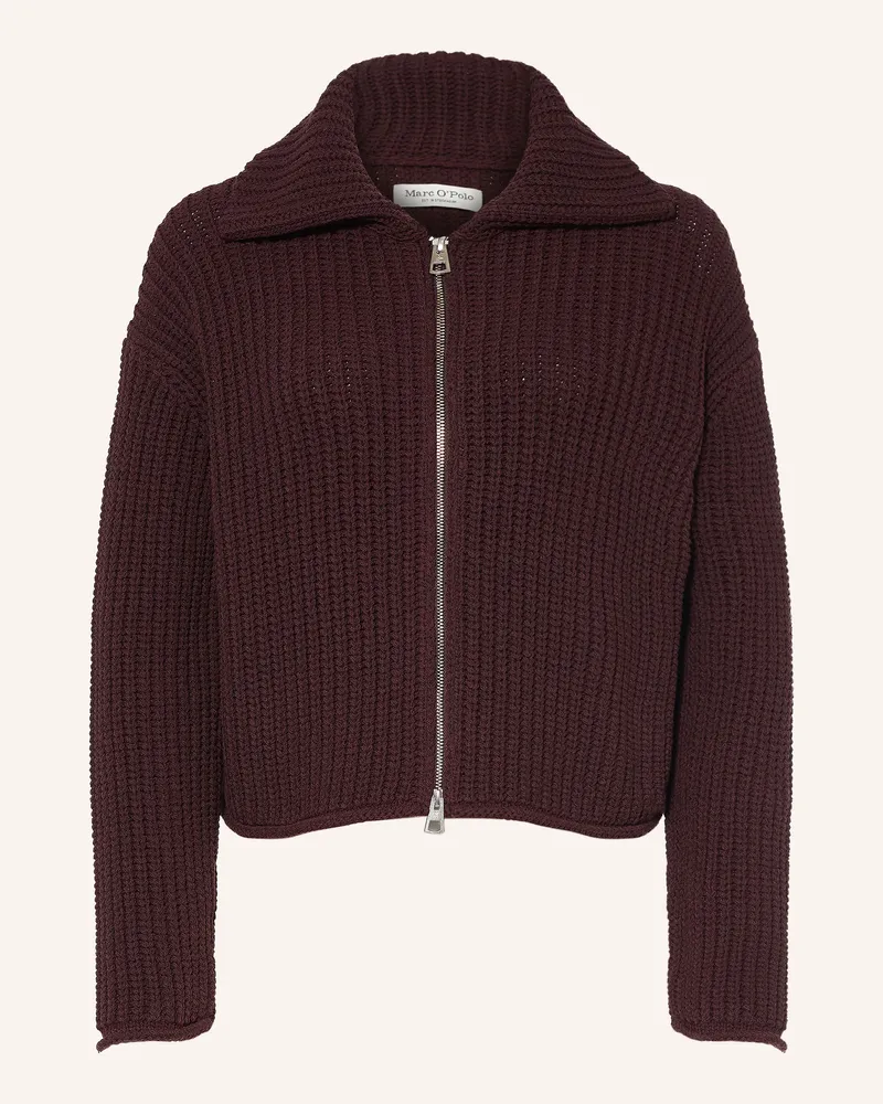 Marc O'Polo Strickjacke rot Braun