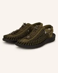 Keen Trekking-Sandalen UNEEK - OLIV/ SCHWARZ Gruen