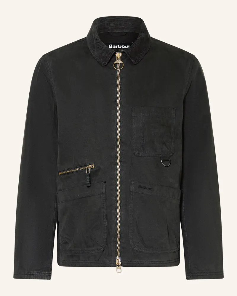 Barbour Jacke Cove schwarz Schwarz