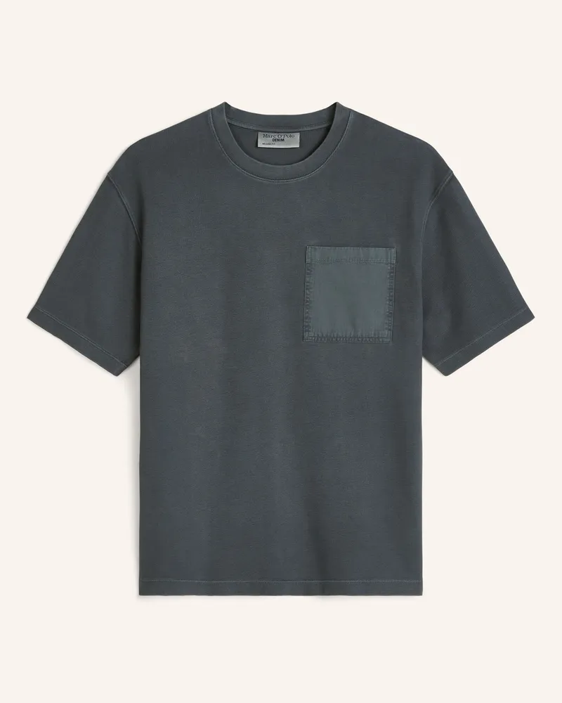 Marc O'Polo T-Shirt blau Dunkelblau