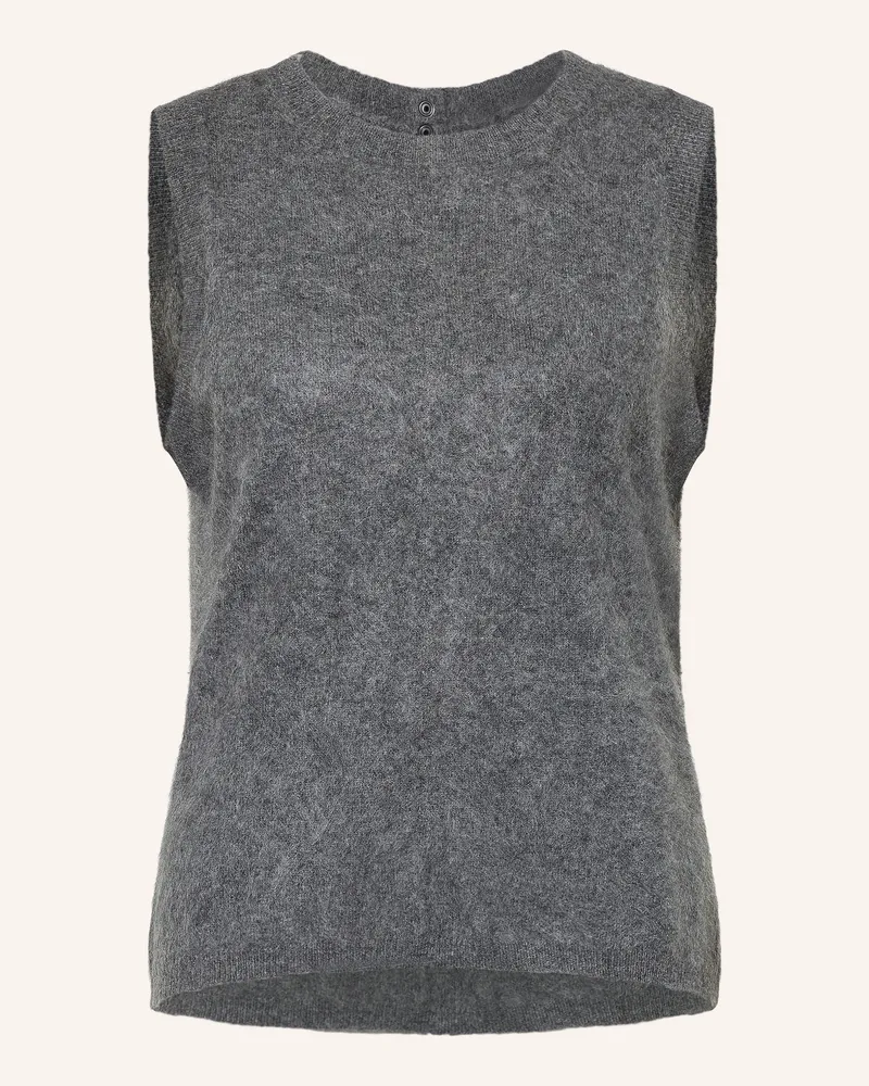 AllSaints Strickweste Ada Aus Cashmere grau Grau