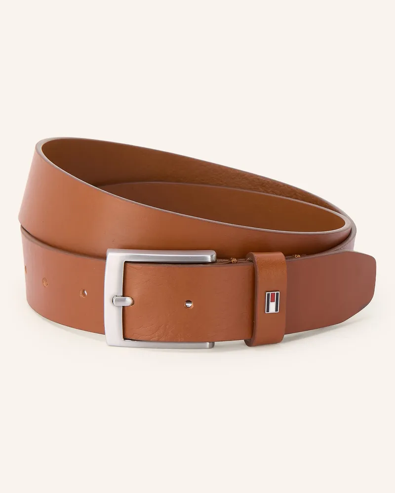 Tommy Hilfiger Ledergürtel Adan braun Cognac