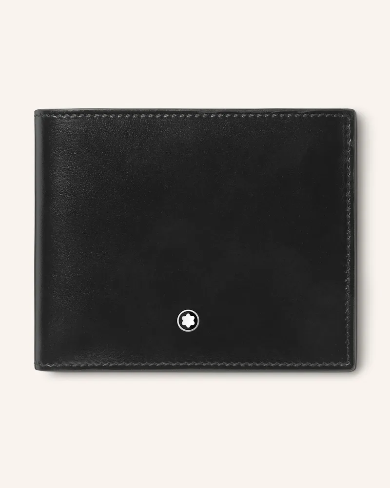 Montblanc Geldbörse Meisterstück 4cc schwarz Schwarz