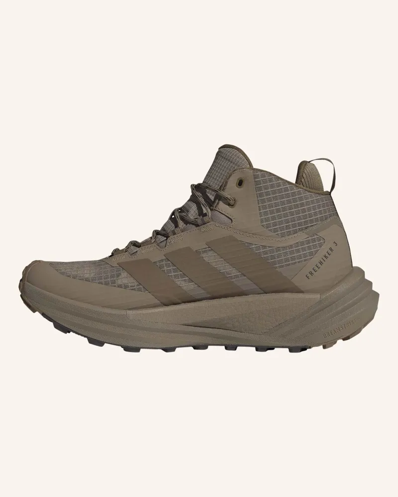 adidas Wanderschuhe Terrex Freehiker 3 Mid Gtx beige Khaki
