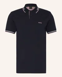 HUGO BOSS Piqué-Poloshirt PAUL Slim Fit Blau