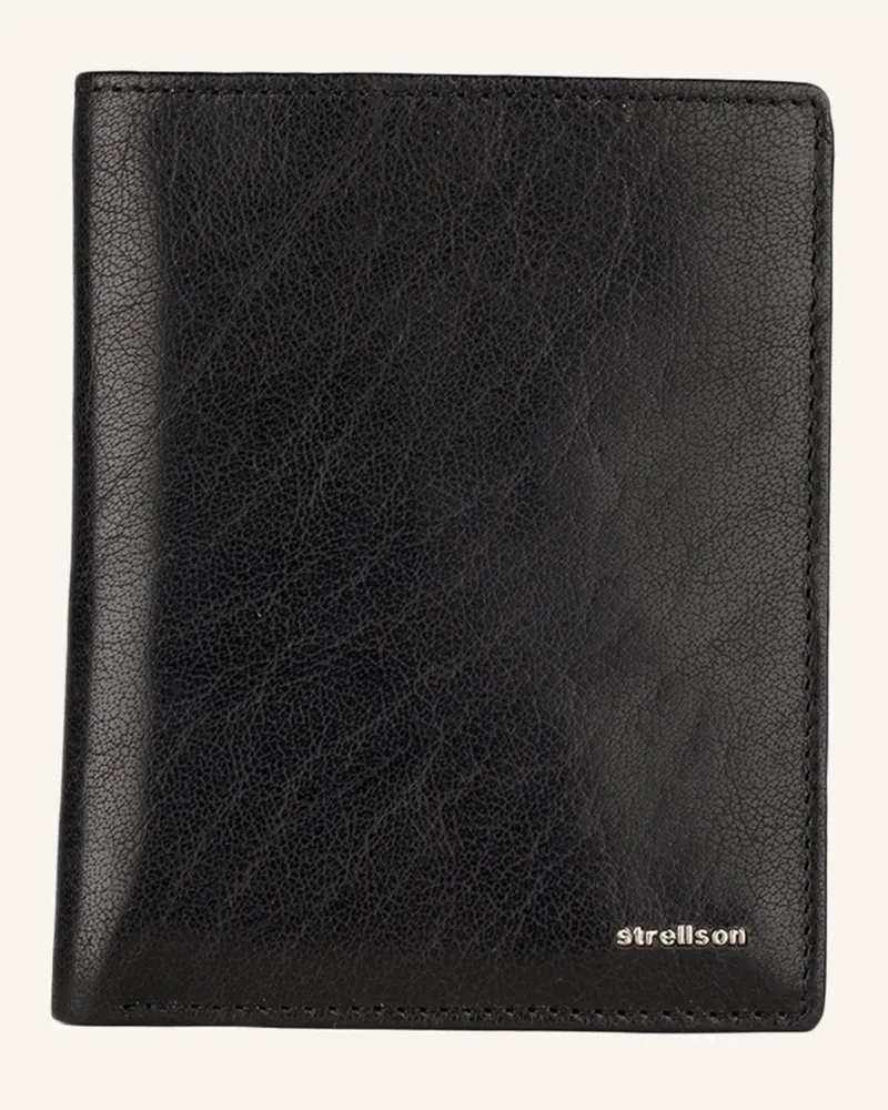 Strellson Geldbörse Jefferson schwarz Schwarz