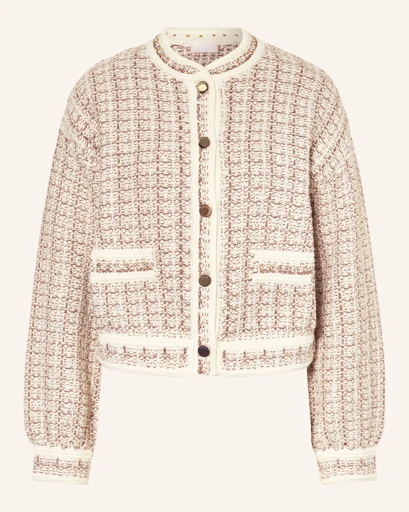 Liu Jo Bouclé-Jacke Creme