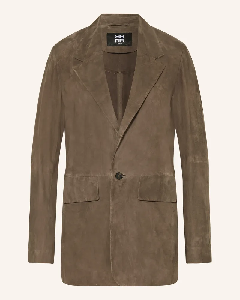 Riani Lederblazer Braun