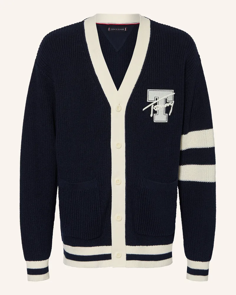Tommy Hilfiger Strickjacke Dunkelblau