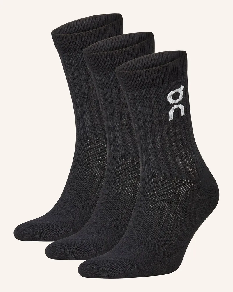 ON 3er-Pack Sportsocken schwarz 0553