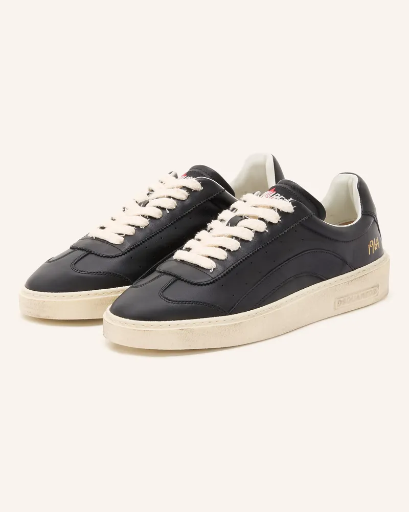 Dsquared2 Sneaker Rider schwarz Schwarz