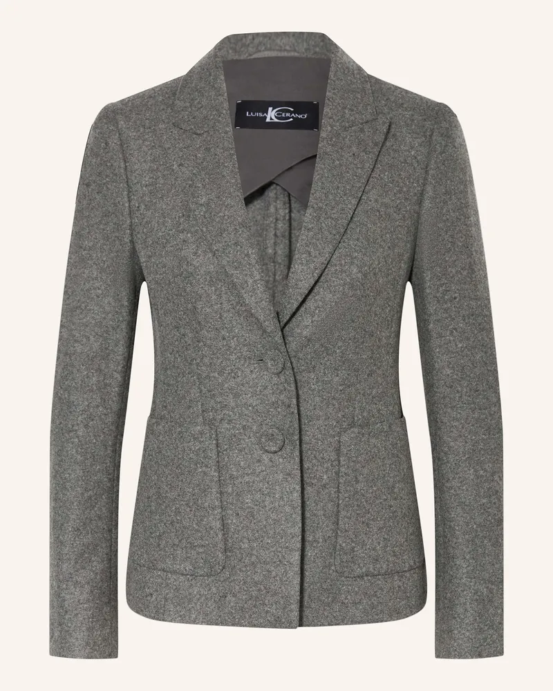 Luisa Cerano Flanellblazer Grau