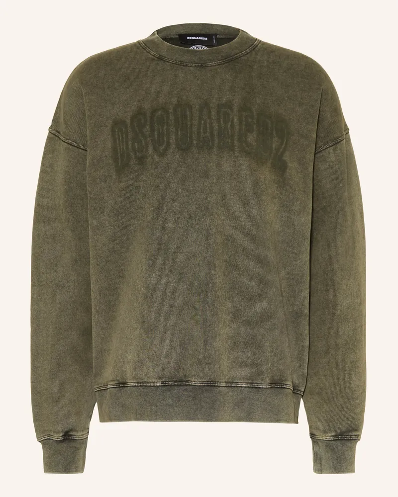 Dsquared2 Sweatshirt gruen Dunkelgrün