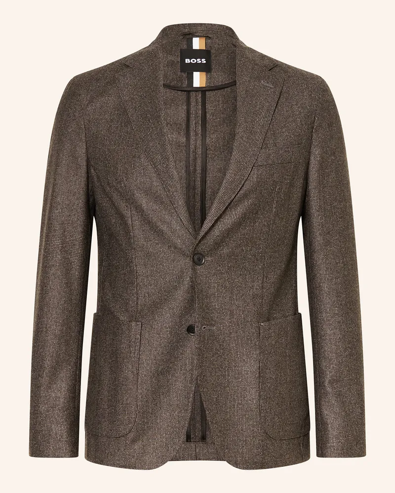HUGO BOSS Anzugsakko Hanry Slim Fit braun 202