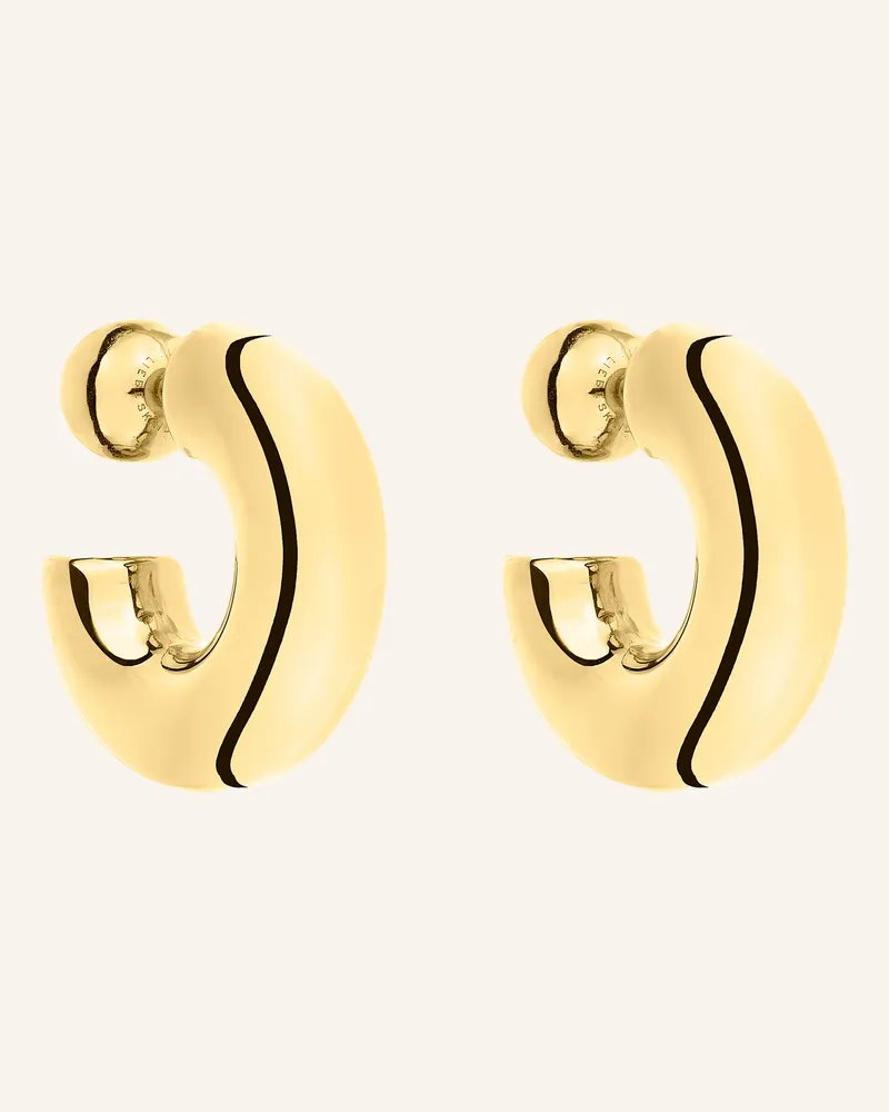 Liebeskind Creolen  aus  Edelstahl Gold