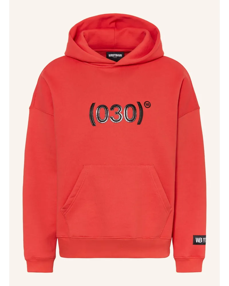 WRSTBHVR Hoodie LEAN Rot