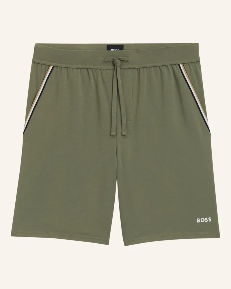 HUGO BOSS Pyjamas Unterteil UNIQUE SHORTS CW Hellgrün