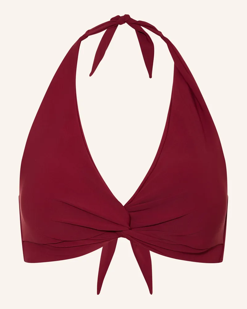 JETS Australia Neckholder-Bikini-Top Jetset rot Dunkelrot