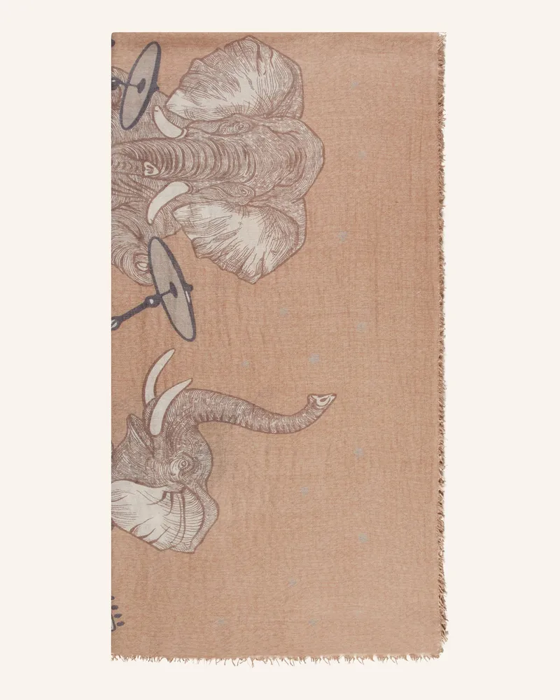 hemisphere Tuch mit Cashmere Hellbraun