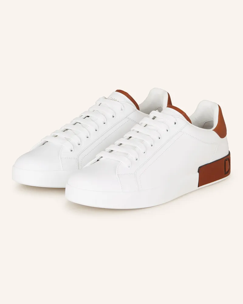 Dolce & Gabbana Sneaker Portofino weiss Weiss