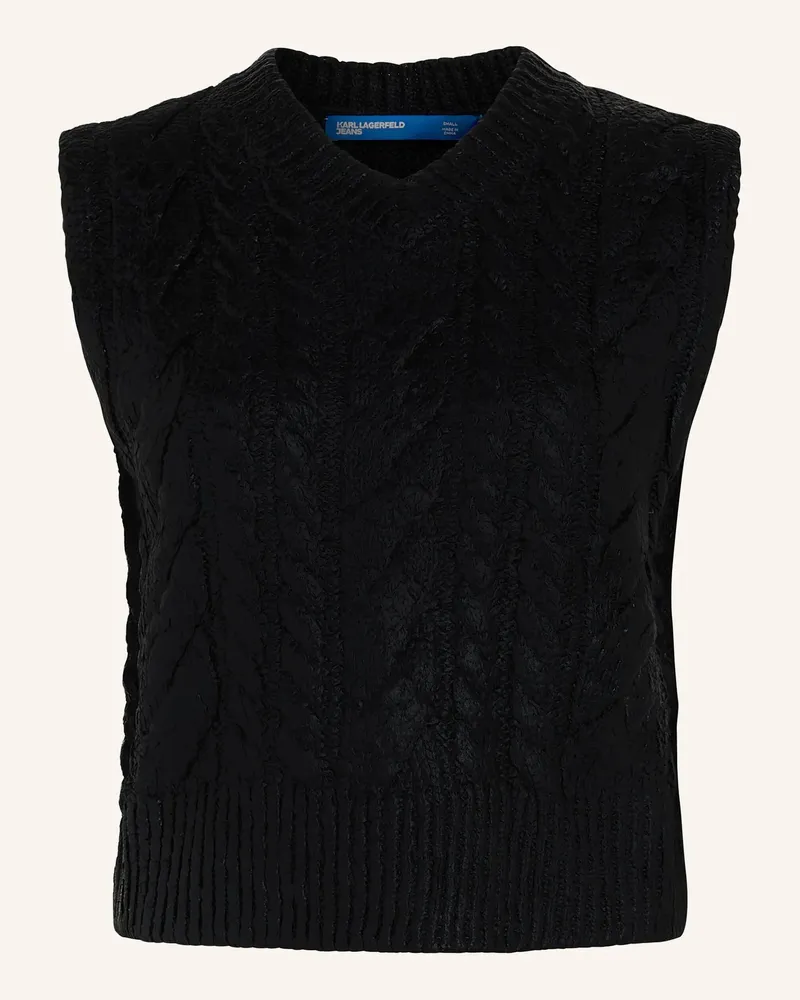 Karl Lagerfeld Sweatshirt schwarz Schwarz