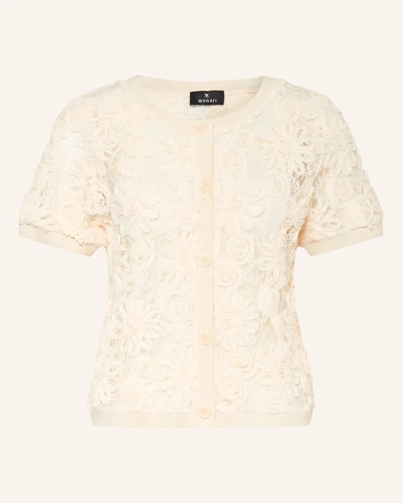 monari Spitzenjacke beige Creme