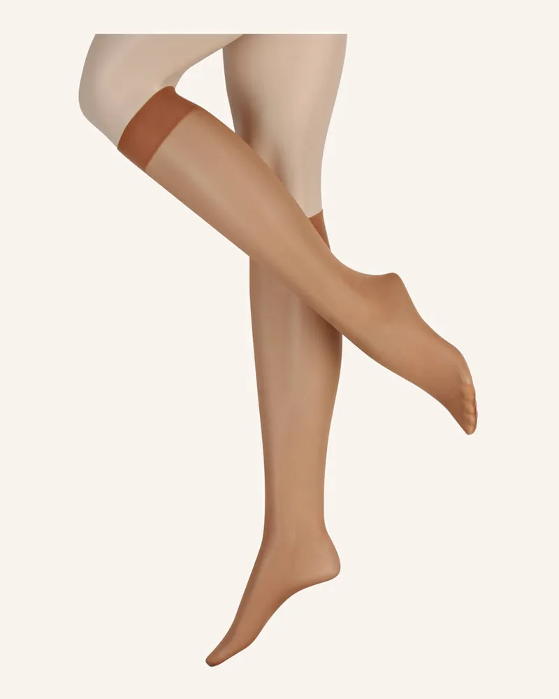 Wolford Fein-Kniestrümpfe Satin Touch beige S-
