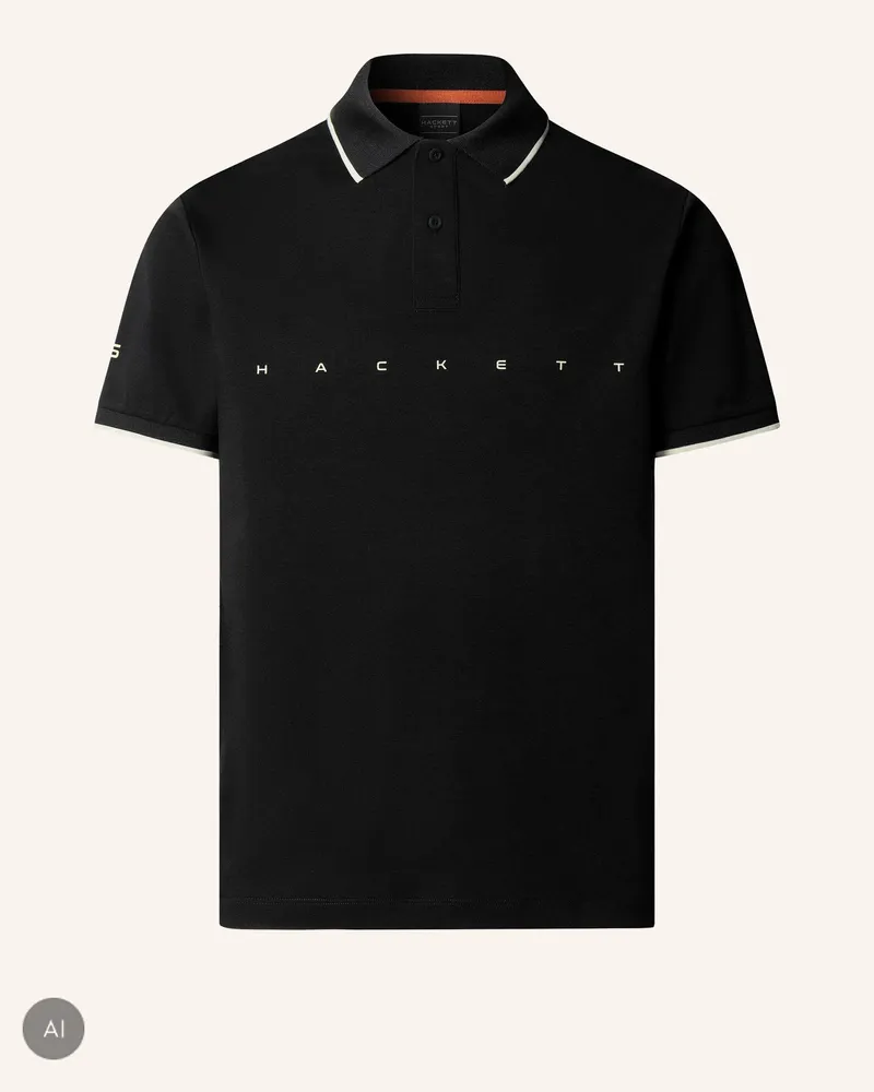 Hackett Poloshirt Hs Essential Polo schwarz Schwarz