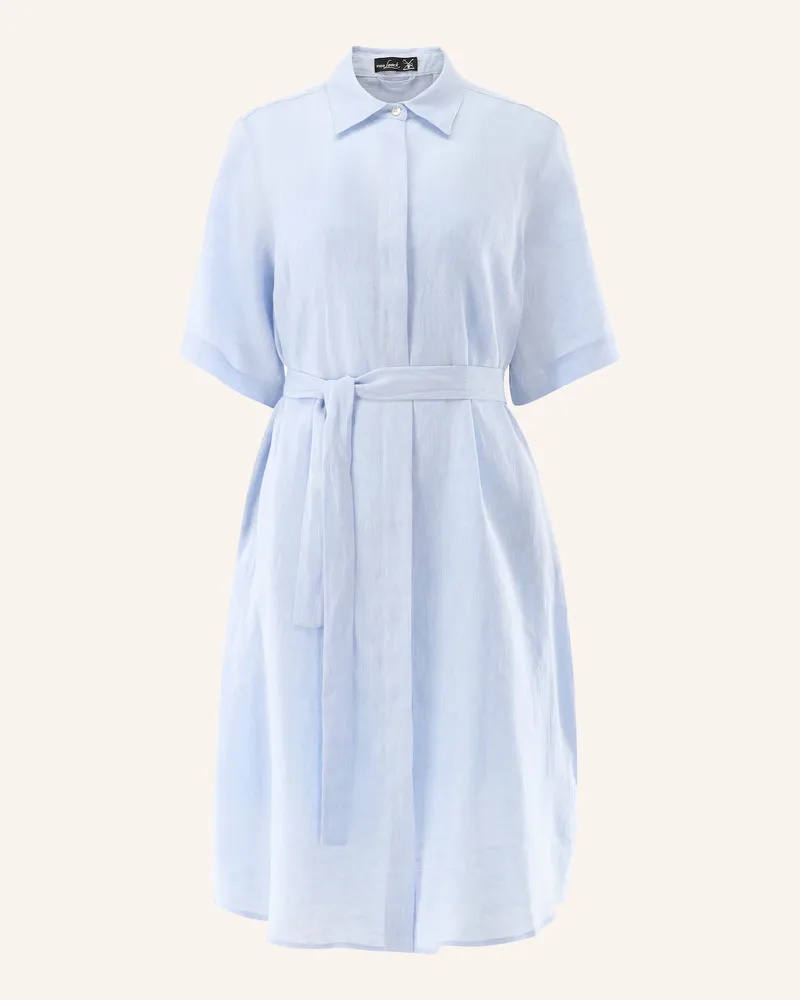 van Laack Kleid Modern Fit blau Hellblau