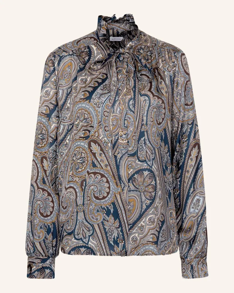 Seidensticker Ausgestellte Bluse blau Dunkelblau