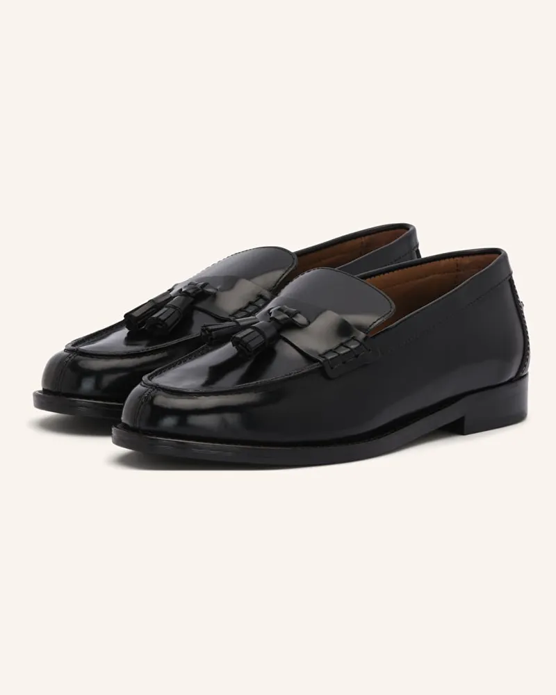 Lottusse Quasten-Loafer CHRIS - SCHWARZ Schwarz