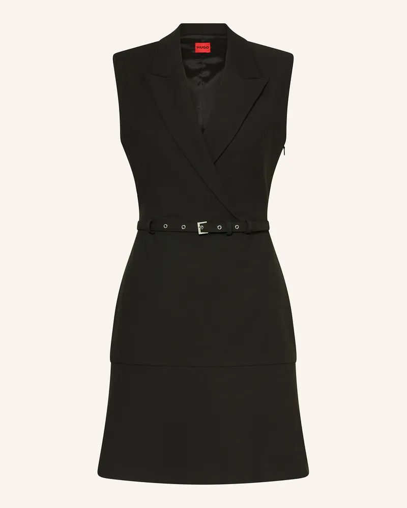 HUGO BOSS Kleid KAMILAN Schwarz