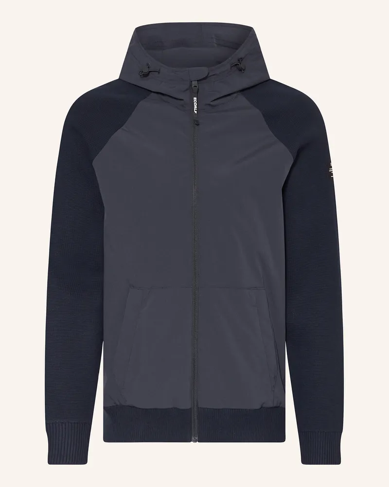 ECOALF Jacke POTUS im Materialmix Dunkelblau