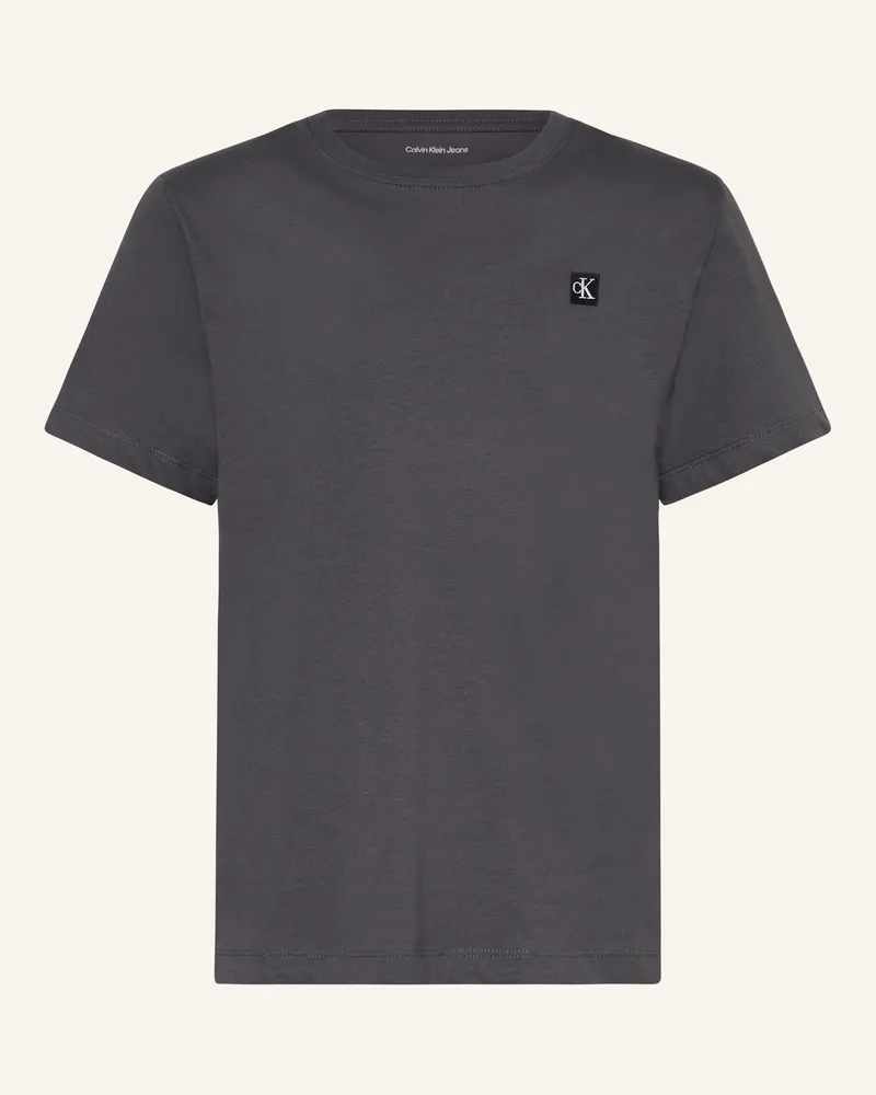Calvin Klein T-Shirt grau Dunkelgrau