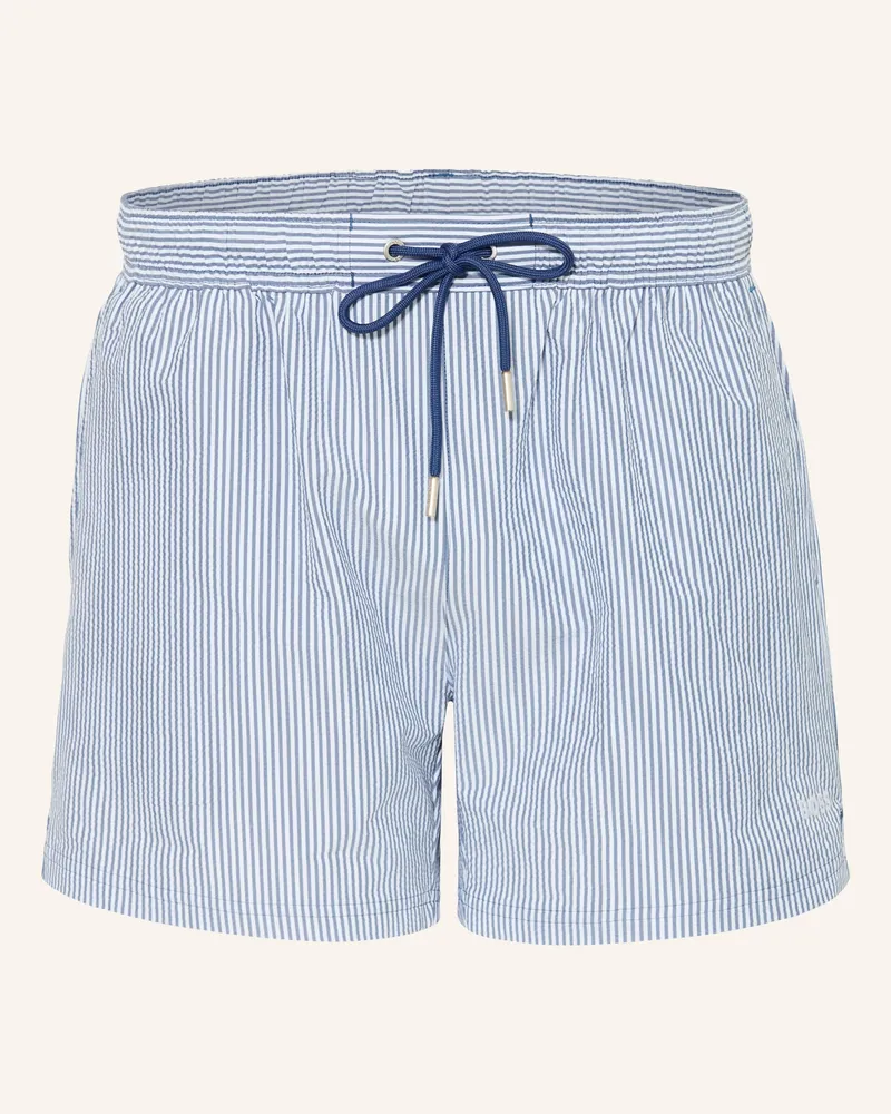 HUGO BOSS Badeshorts VELVETFISH Blaugrau