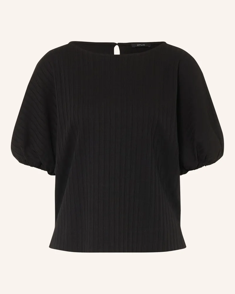 OPUS T-Shirt Sefaro schwarz Schwarz
