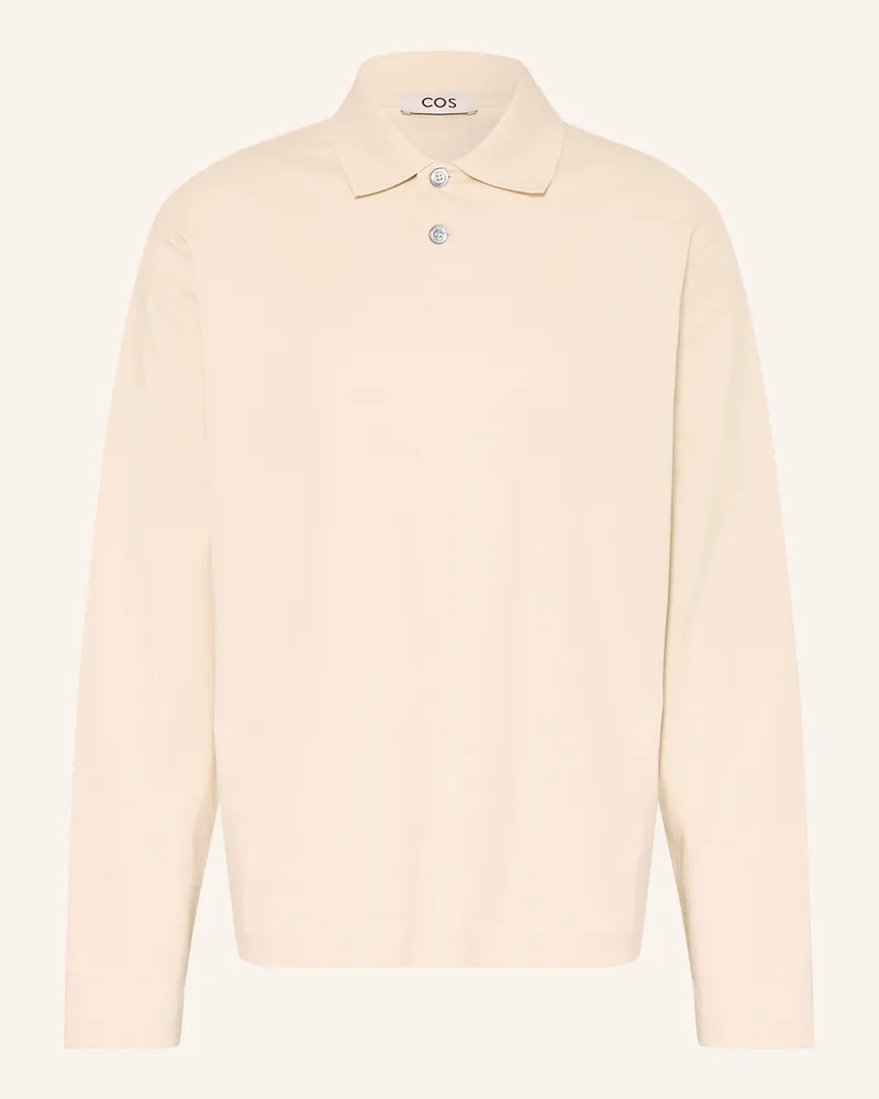 COS Jersey-Poloshirt beige Creme